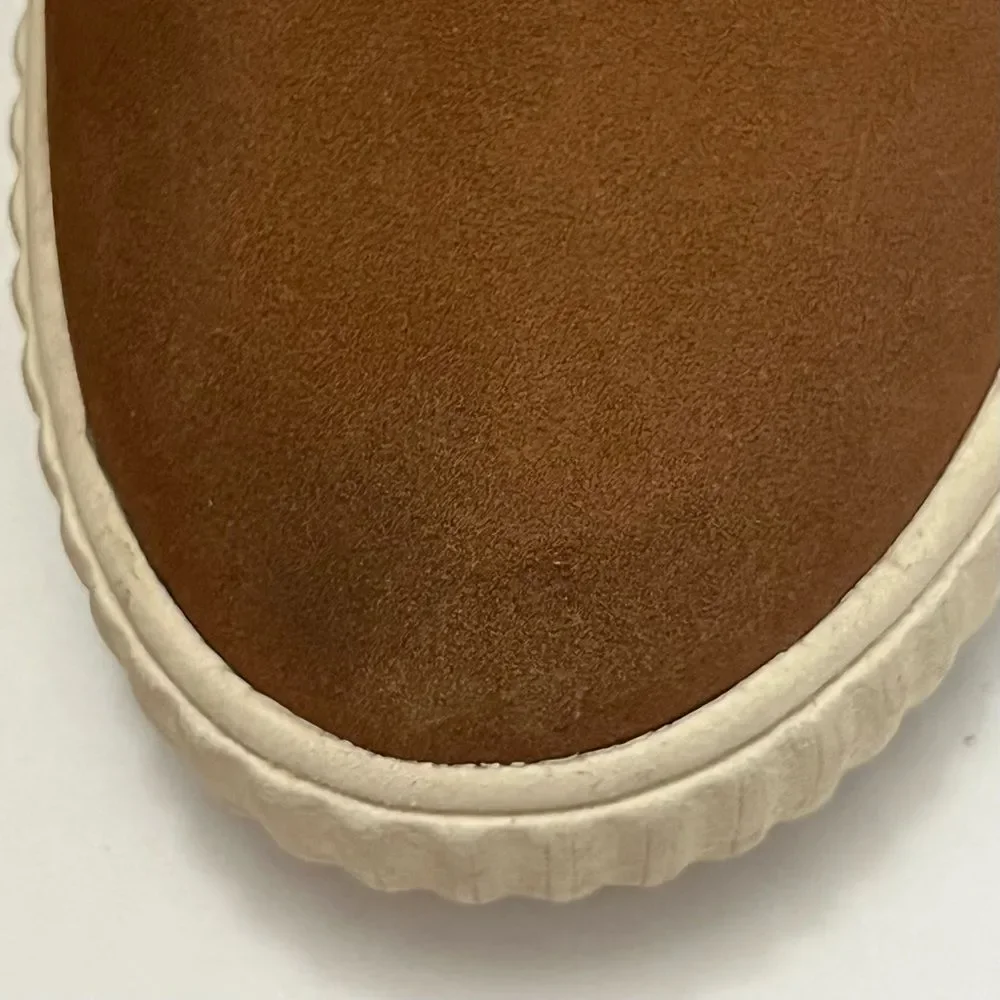 Pajar Canada Clia Leather Ankle Boots Women’s Sz 6.5 Tan Comfort Waterproof Cozy